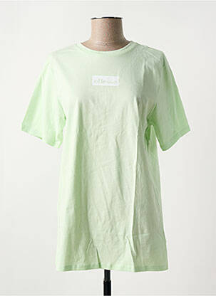 Tricou guler rotund verde ELLESSE femeie