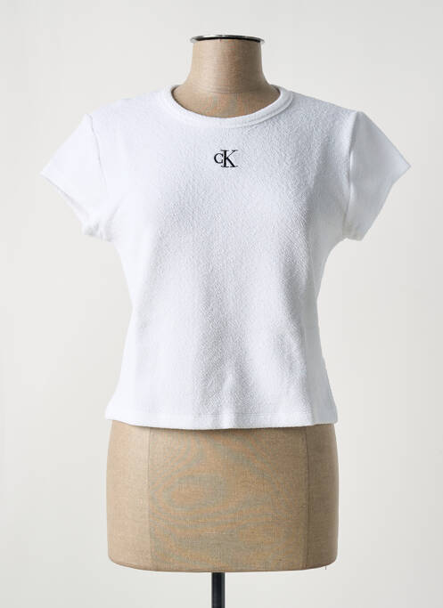 Tricou alb CALVIN KLEIN femeie