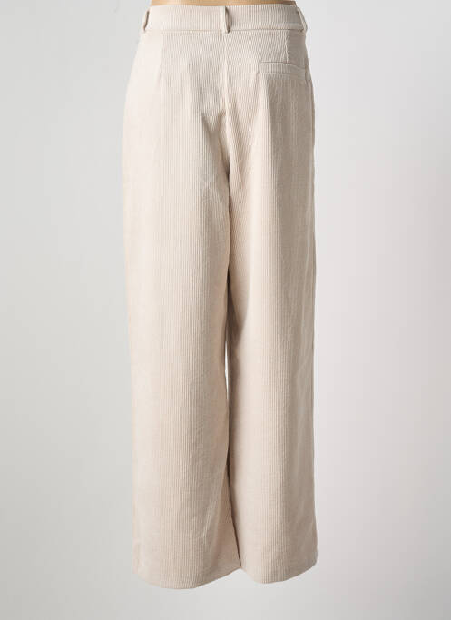 Pantalon larg alb LA FEE MARABOUTEE femeie