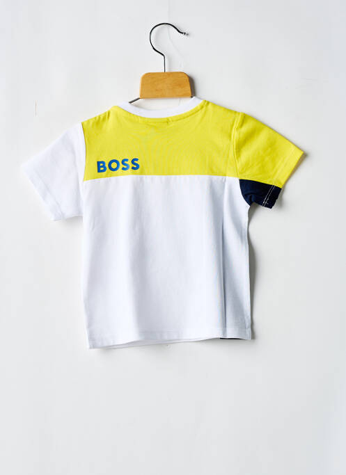 Tricou alb HUGO BOSS băiat