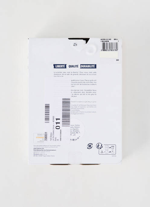 Boxer alb PETIT BATEAU băiat