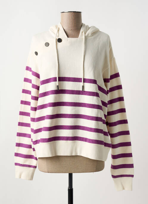 Hanorac cu glugă violet STELLA FOREST femeie