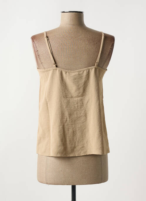 Top bej PIECES femeie