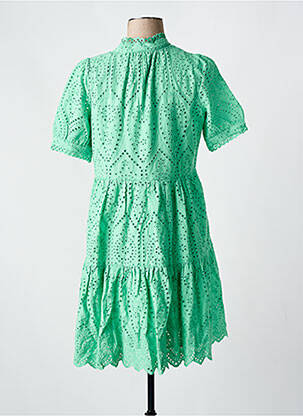Rochie scurtă guler în v verde Y.A.S femeie