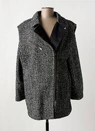 Palton scurt negru IKKS femme