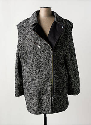 Palton scurt negru IKKS femeie