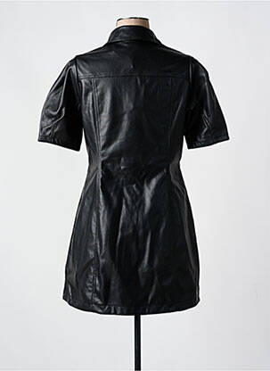 Rochie scurtă guler rotund negru NOISY MAY femeie