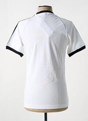 Tricou guler rotund alb ADIDAS bărbat