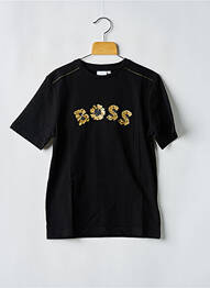 Tricou guler rotund negru HUGO BOSS garcon