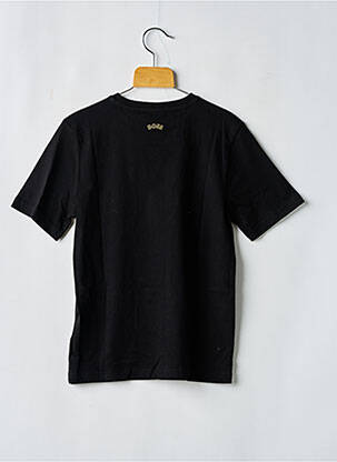 Tricou guler rotund negru HUGO BOSS băiat