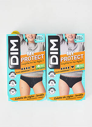 Chiloți-menstruali negru DIM fată