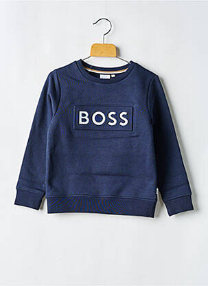 Hanorac guler rotund albastru HUGO BOSS băiat