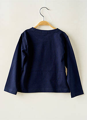 Tricou guler rotund albastru BILLIEBLUSH fată