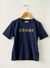 Tricou guler rotund albastru HUGO BOSS garcon