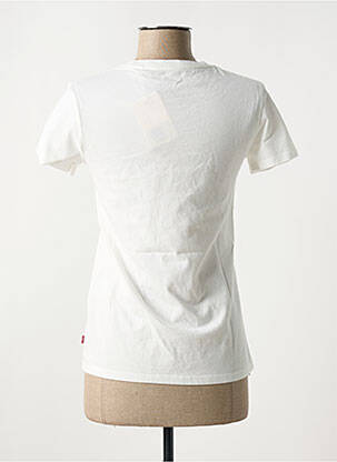 Tricou guler rotund alb LEVI'S femeie