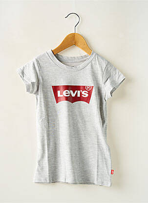 Tricou guler rotund gri LEVI'S fată
