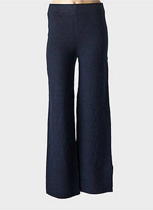 Pantalon larg albastru PIECES femeie