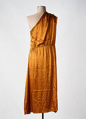 Rochie midi maro SEE U SOON femeie