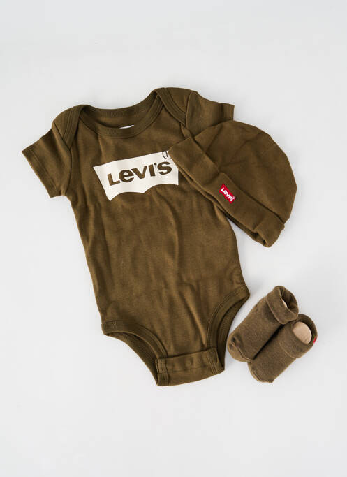 Body de lenjerie verde LEVIS fată