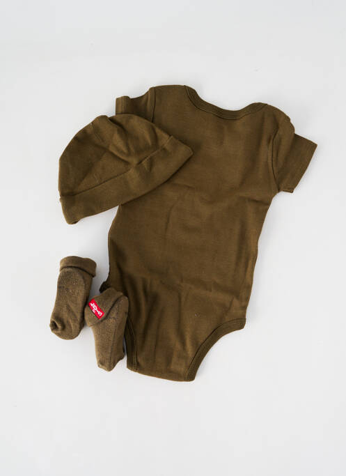 Body de lenjerie verde LEVIS fată