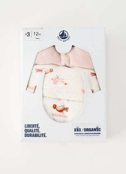 Body alb PETIT BATEAU fată