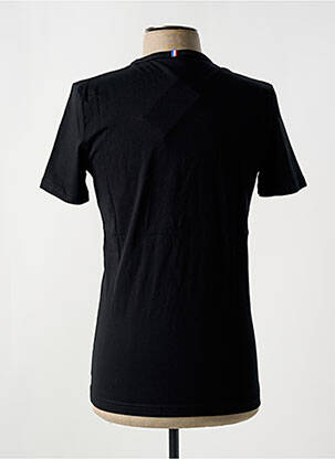Tricou guler rotund negru LE COQ SPORTIF bărbat