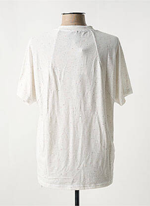 Tricou guler rotund alb ADIDAS femeie