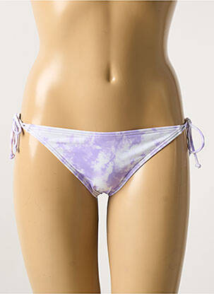 Chiloți de baie alb PIECES femeie