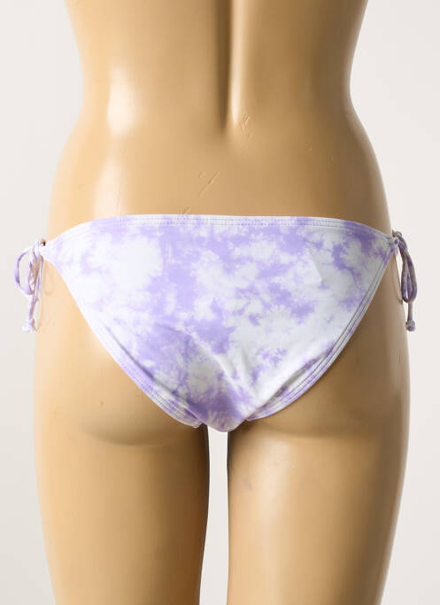 Chiloți de baie alb PIECES femeie