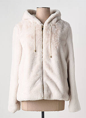 Palton scurt alb LA FEE MARABOUTEE femeie