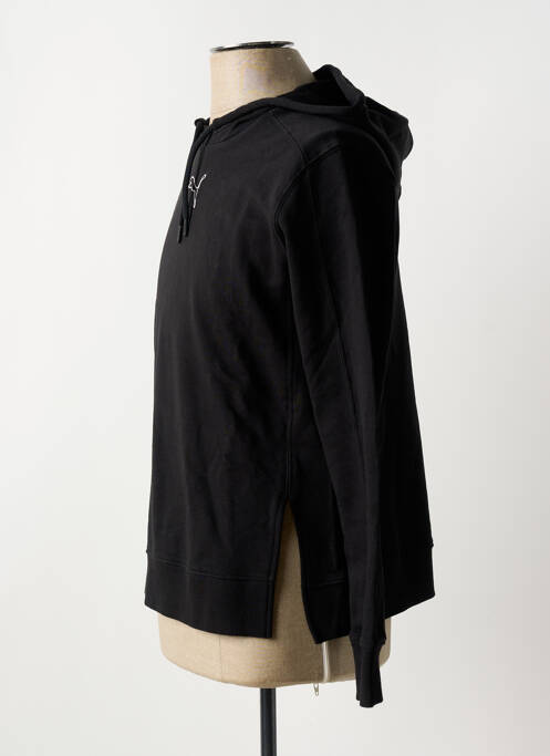 Hanorac cu glugă negru PUMA femeie