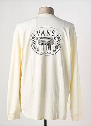 Tricou guler rotund alb VANS bărbat