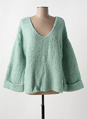 Pulover verde GRACE & MILA femeie