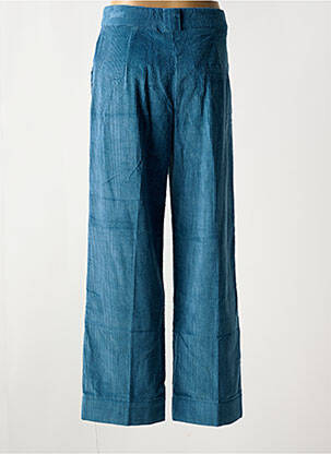 Pantalon larg albastru GRACE & MILA femeie