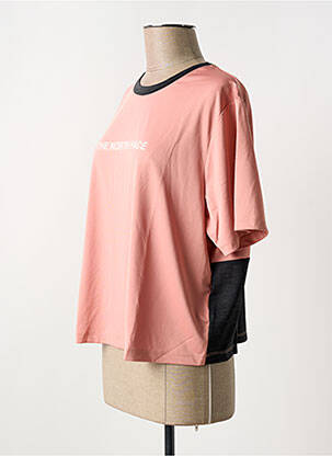 Tricou guler rotund roz THE NORTH FACE femeie