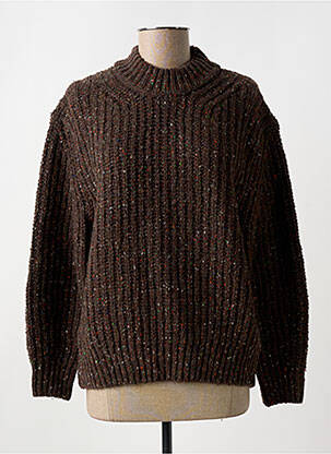 Pulover guler rotund maro NUDIE JEANS CO femeie