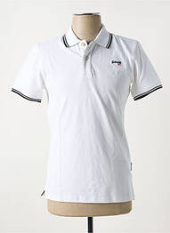 Polo alb SCHOTT homme