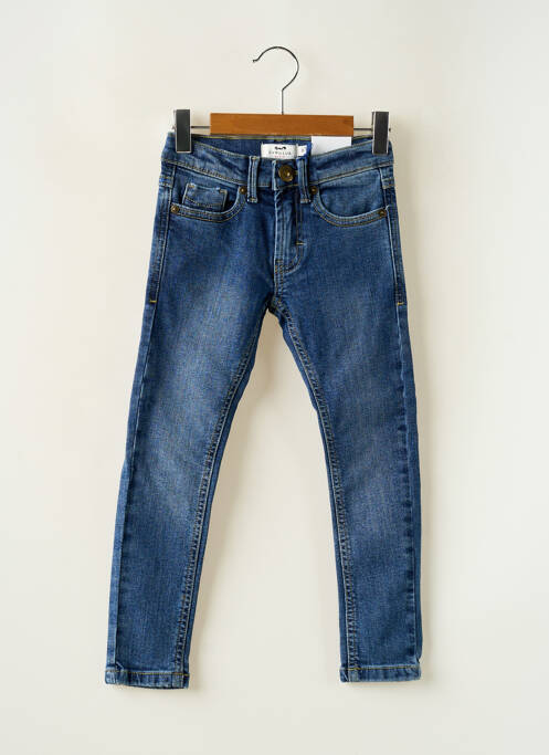 Blugi cu croială slim albastru CYRILLUS băiat