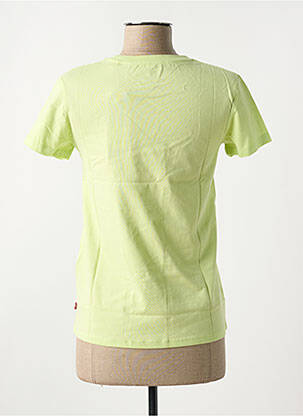 Tricou guler rotund verde LEVI'S femeie