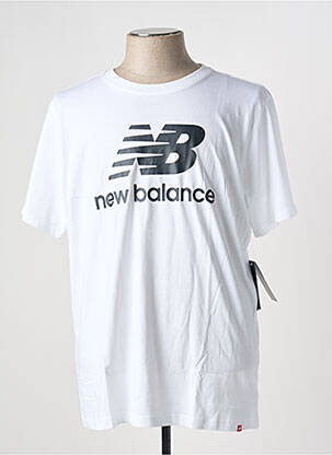 Tricou guler rotund alb NEW BALANCE bărbat