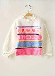 Pulover guler rotund bej BILLIEBLUSH fille