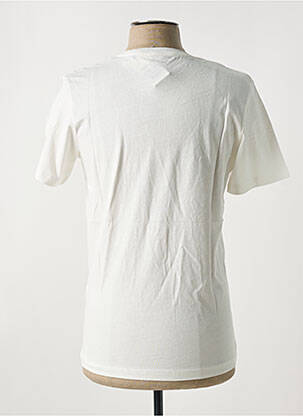 Tricou guler rotund alb JACK & JONES bărbat