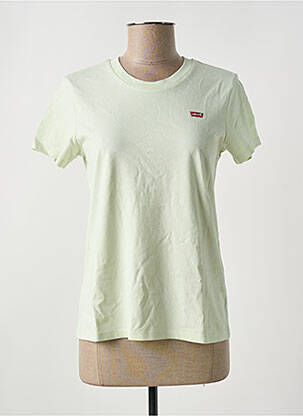 Tricou guler rotund verde LEVI'S femeie