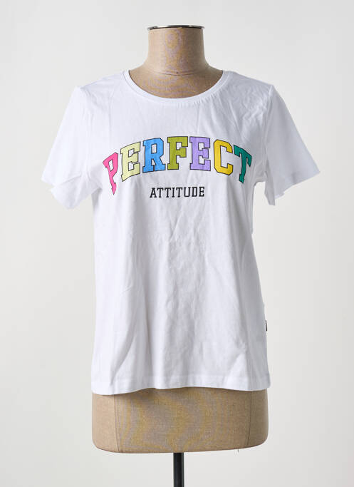 Tricou alb NOISY MAY femeie