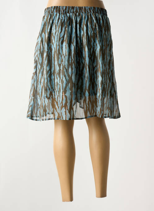 Fustă midi albastru VILA femeie