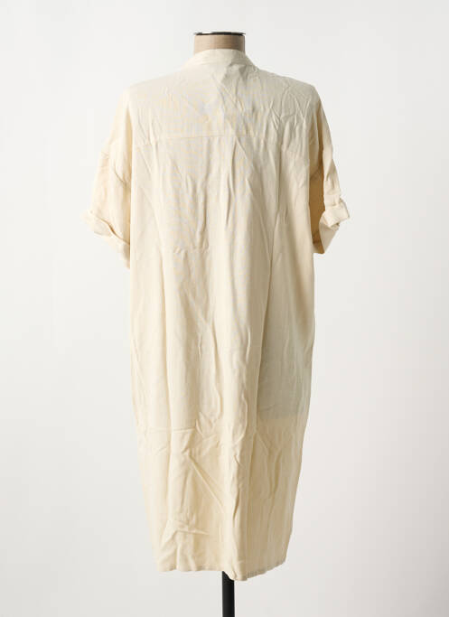 Rochie scurtă bej PIECES femeie