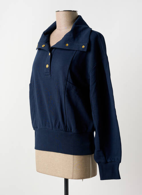 Hanorac albastru PIECES femeie