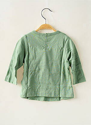 Tricou guler rotund verde TAPE À L'OEIL băiat