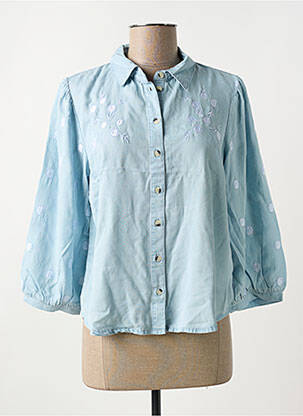 Cămașă albastru PIECES femeie