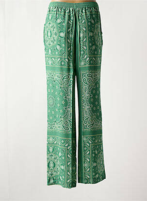 Pantalon larg verde TOMMY HILFIGER femme